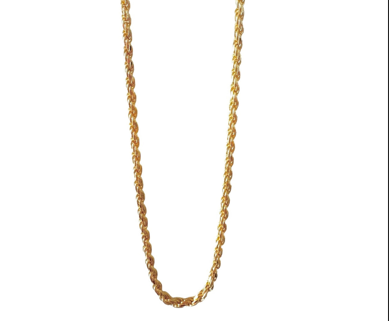 Maui Chain - Solid 10K Gold, 14k Gold Vermeil or Sterling Silver- Solid&Silver Waterproof