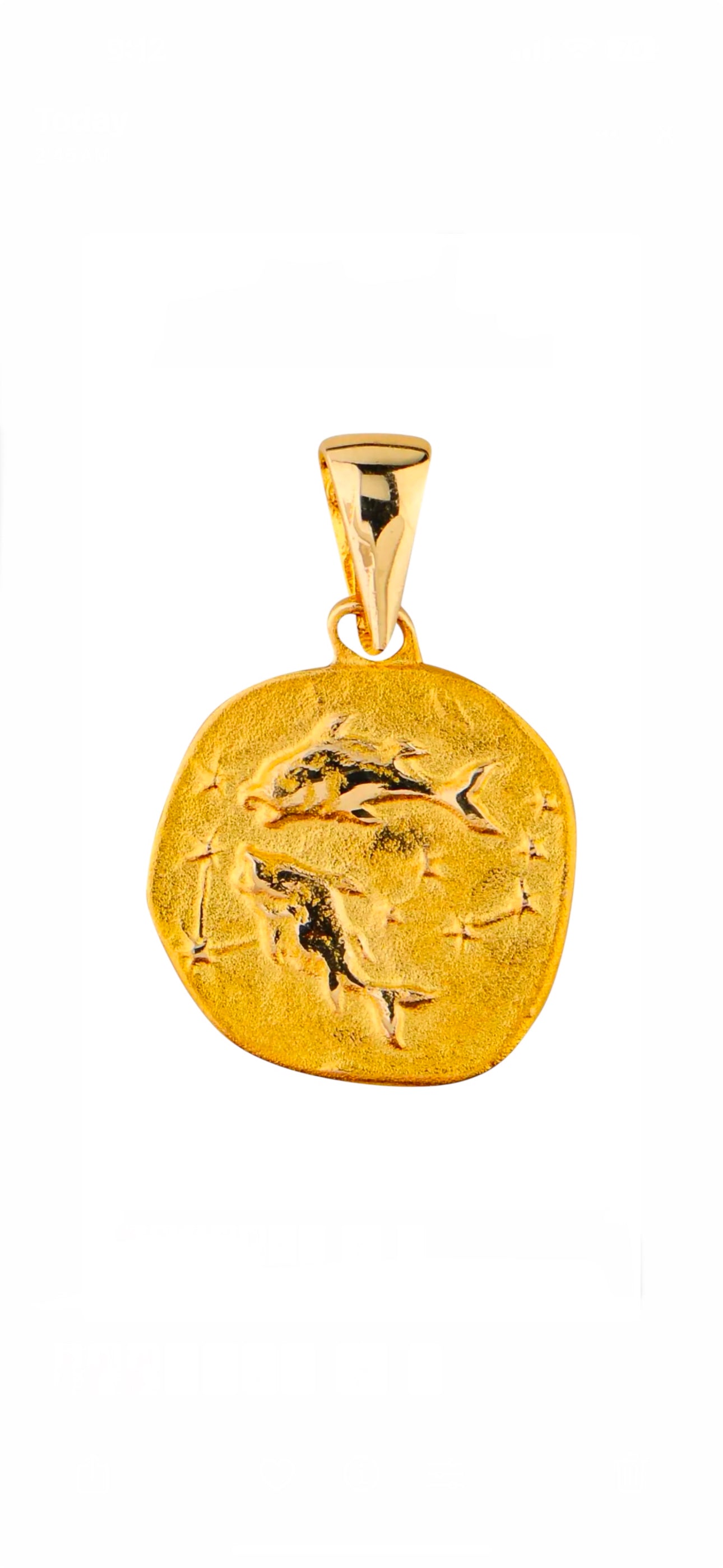 Maui Star Zodiac Pendants 14k Solid, Gold Vermeil or Silver - Silver and 14K Solid are WATERPROOF