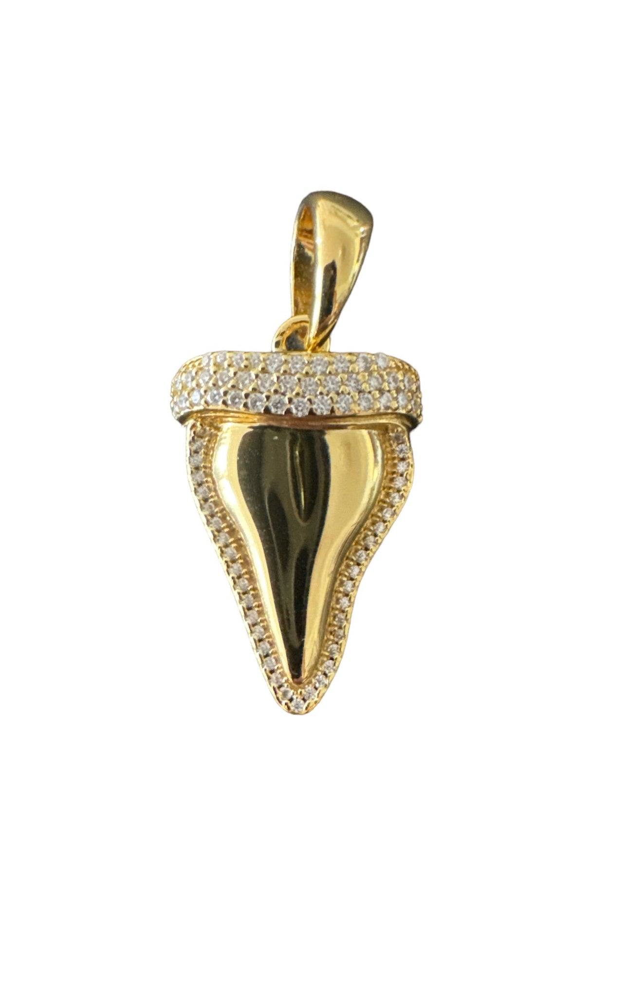 Shark Pendant Gold or Silver - Silver is Waterproof