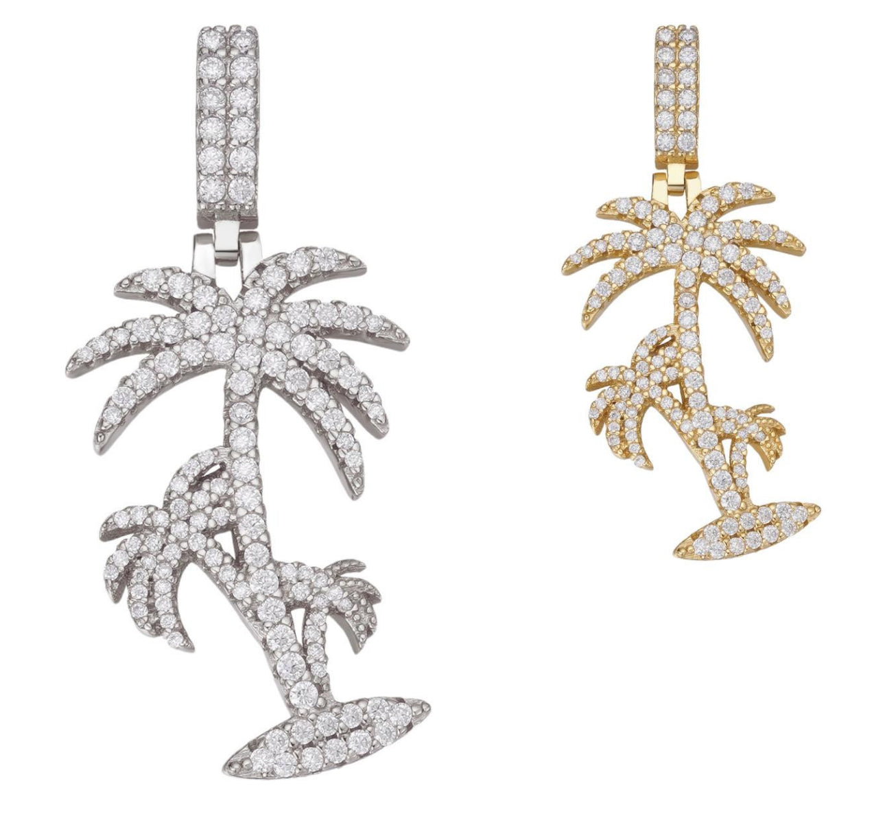 Riviera Pendant Silver or 14k Yellow Vermeil (Silver is Waterproof)